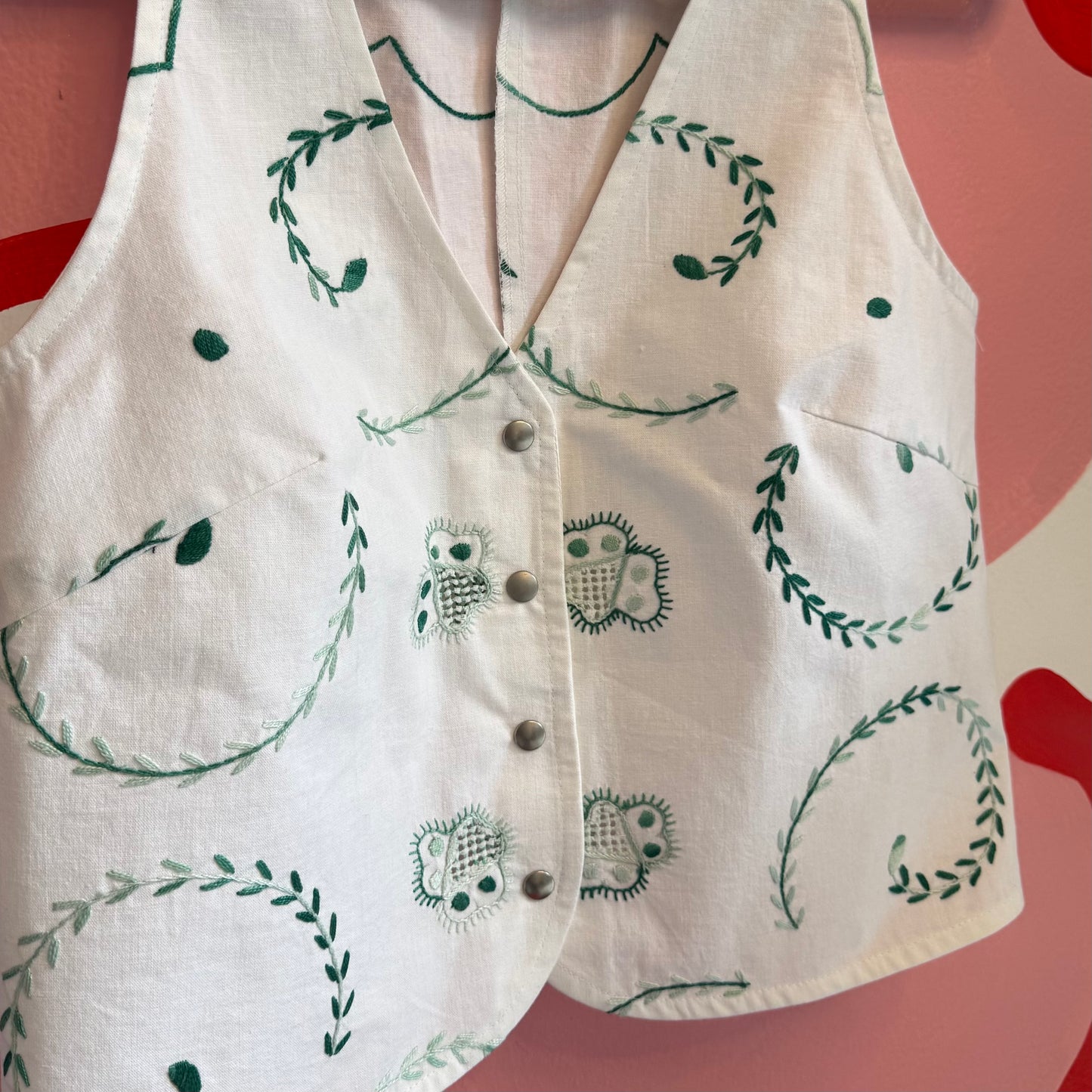 Flower Stitched Vest Vol.4
