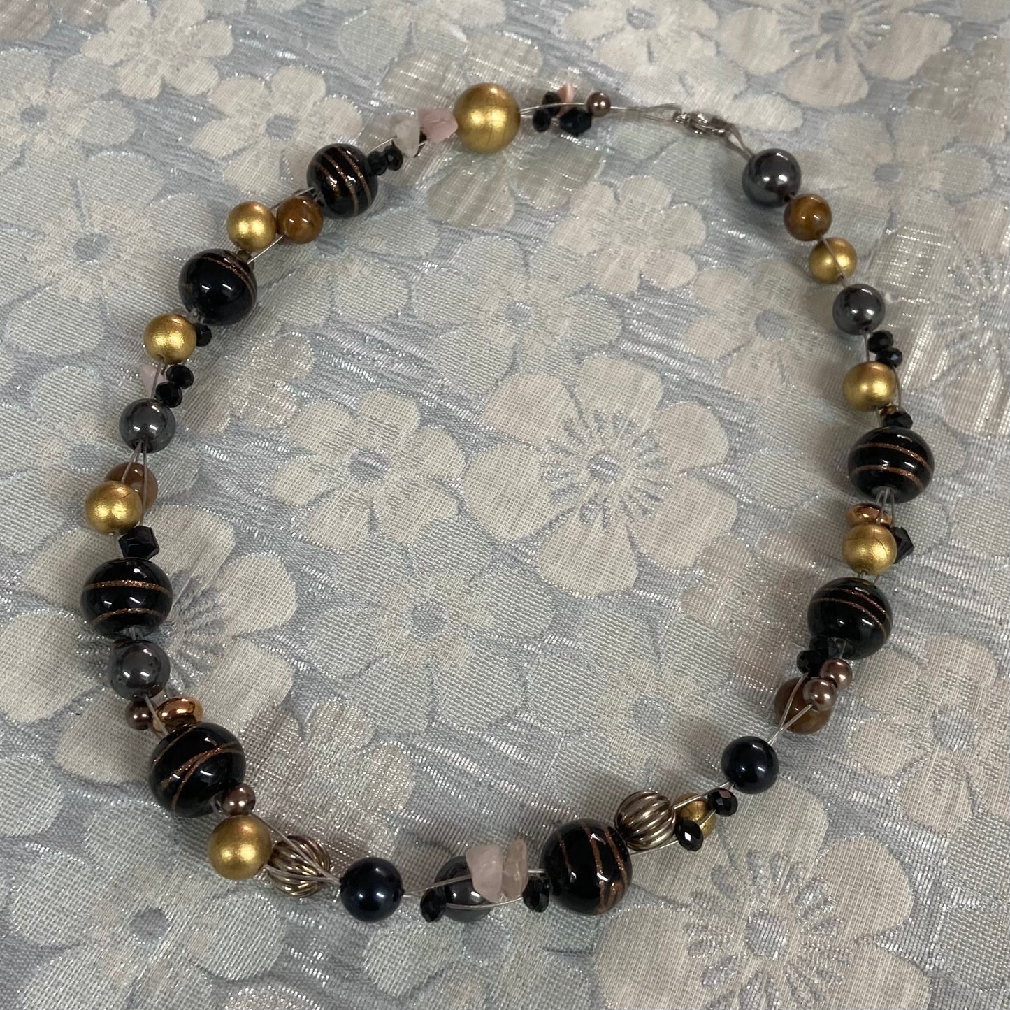 “Coal & Gold” Necklace