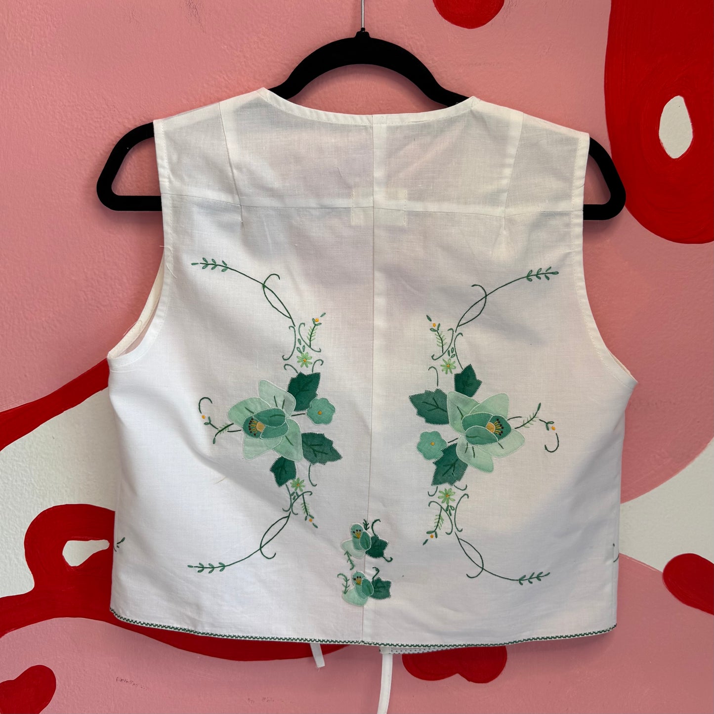 Flower Stitched Vest