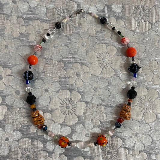 “Orange Cat” Necklace