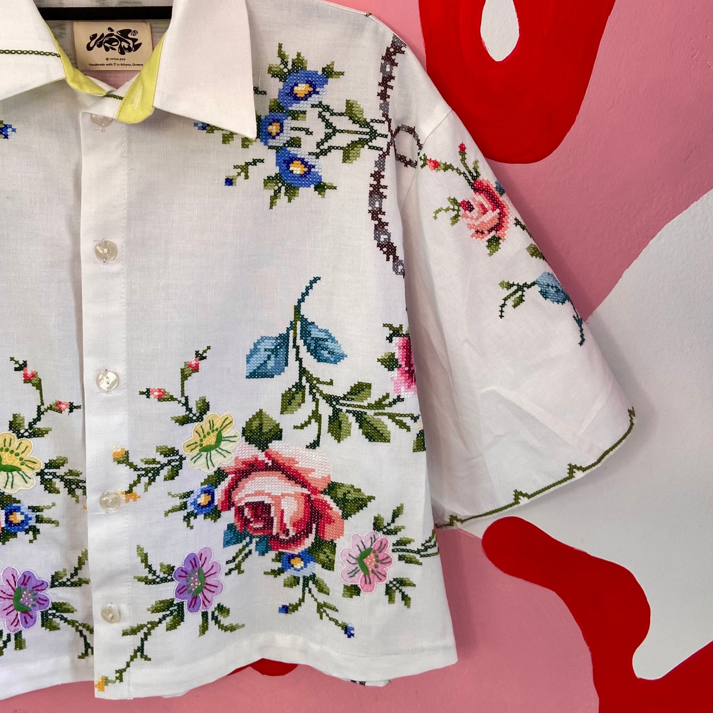 'A Little Twist' Button-Up